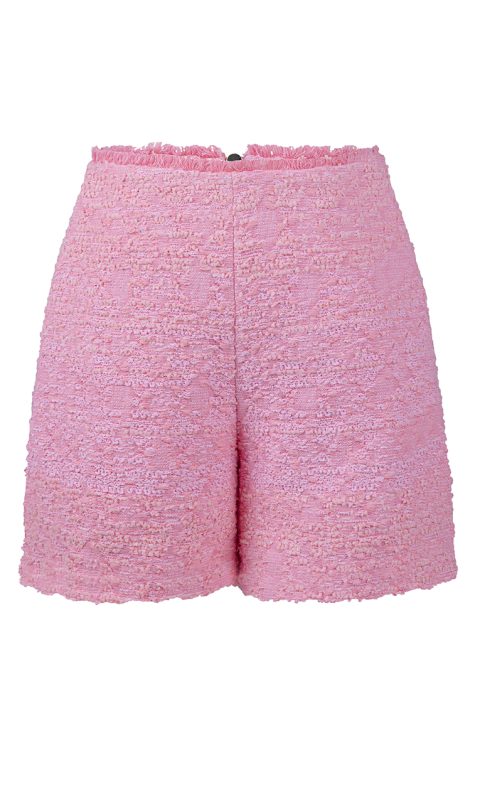 Tweed Shorts Pink