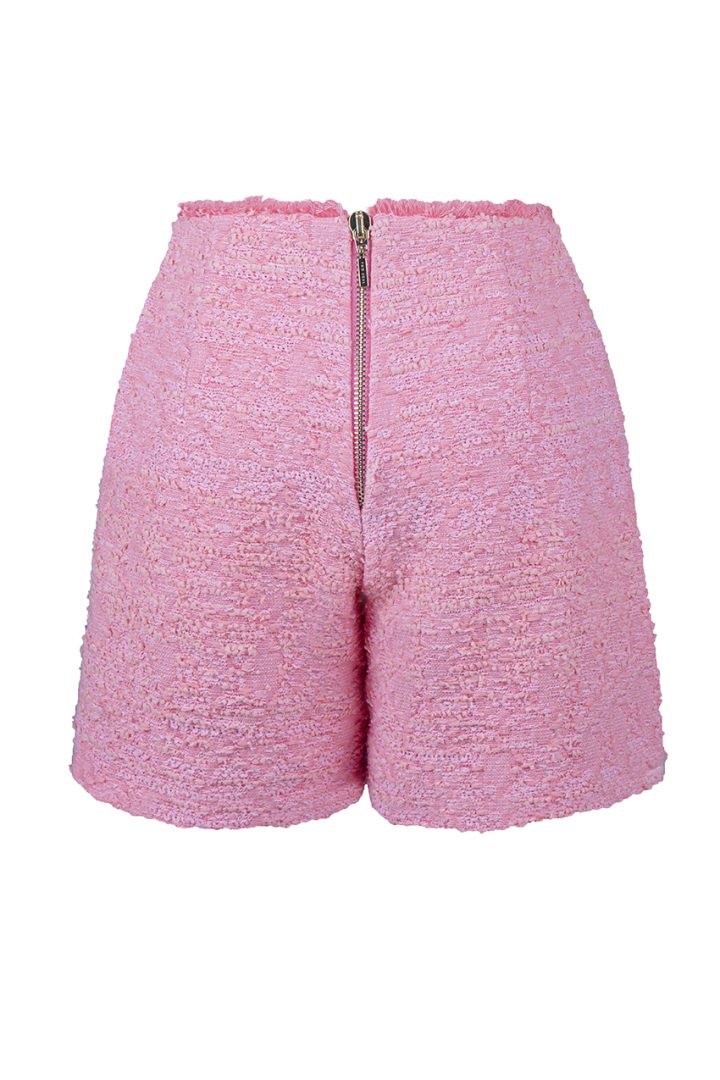 Tweed Shorts Pink