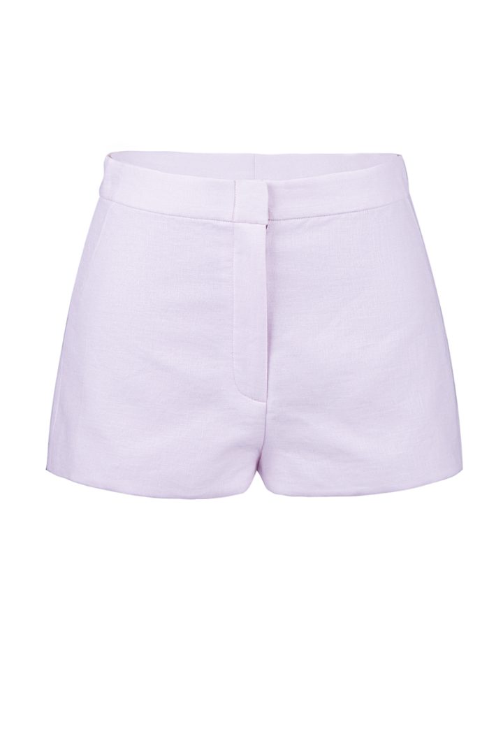 Linen Shorts Pink
