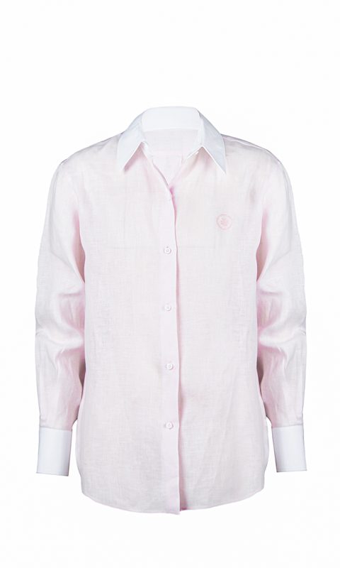 Linen Shirt Pink
